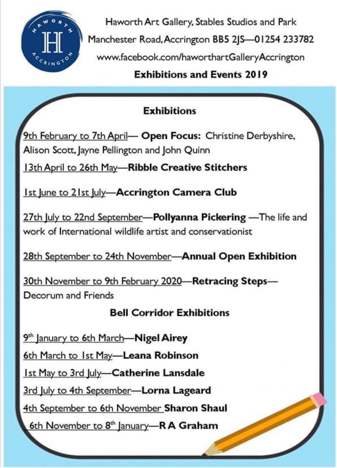 Exhibitions Haworth Art Gallery Accrington